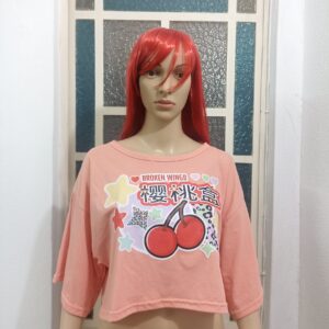 Crop Top Manga Corta